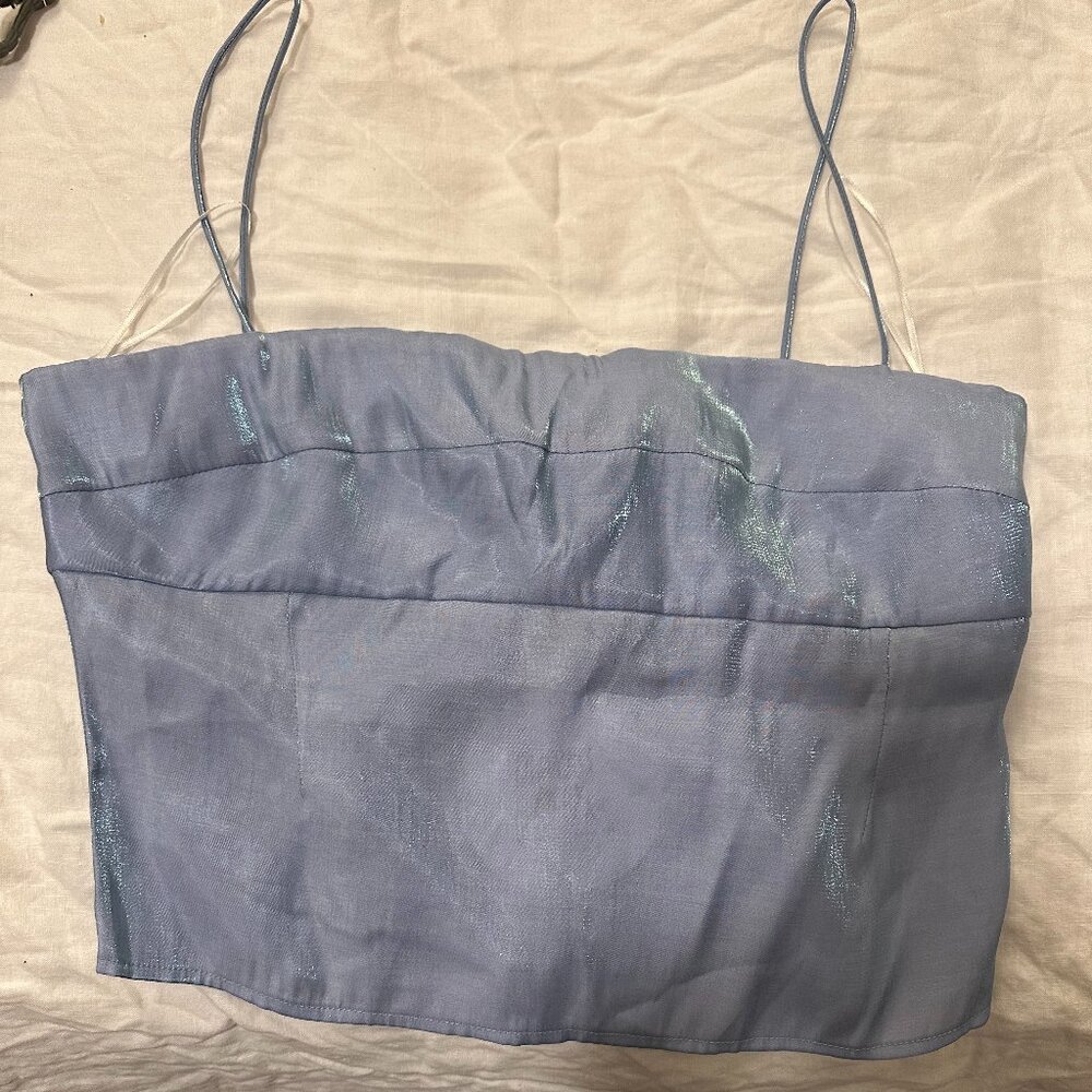 Princess Polly Blue Going Out Top Size 8
